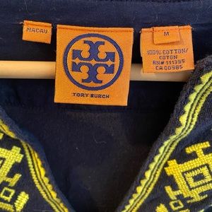 Tory Burch terry cloth long sleeve top